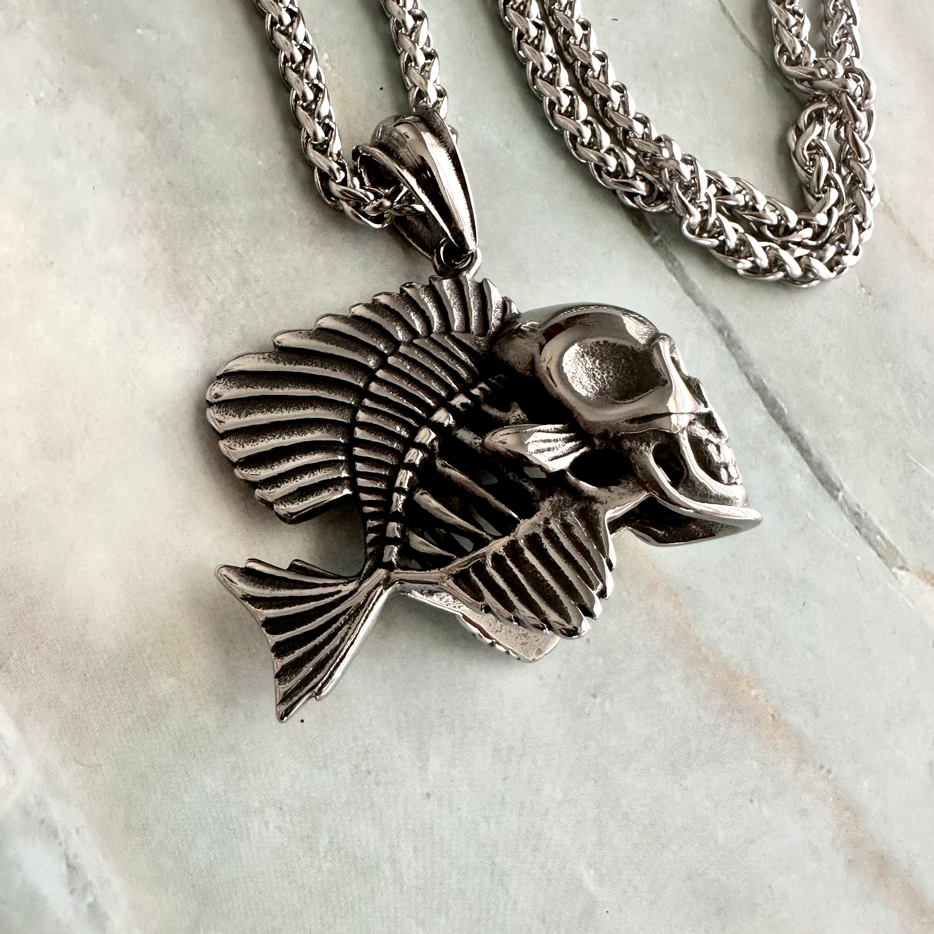 Skull Fish Necklace